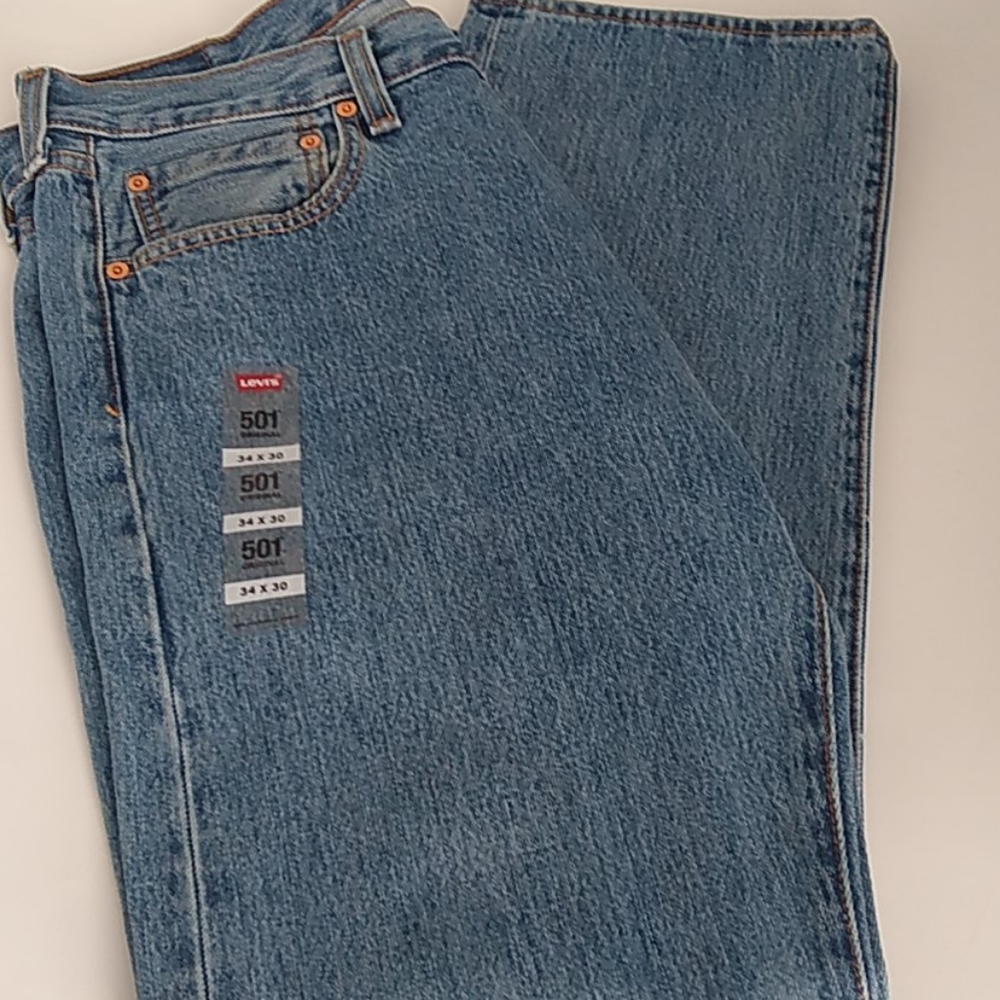 New LEVI'S 501 Original Size 34 x 30 Straight Leg 2018